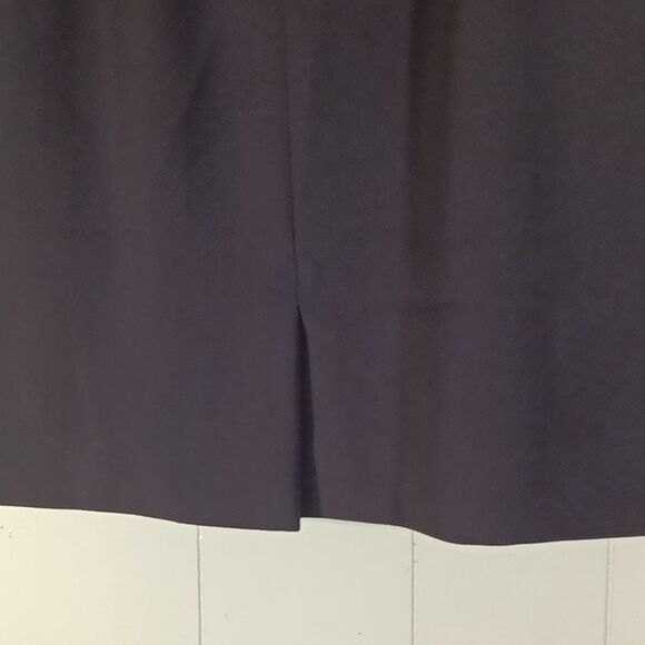 Kasper Petite Navy Blue Career Pencil Skirt Sz 4P - Picture 4 of 4